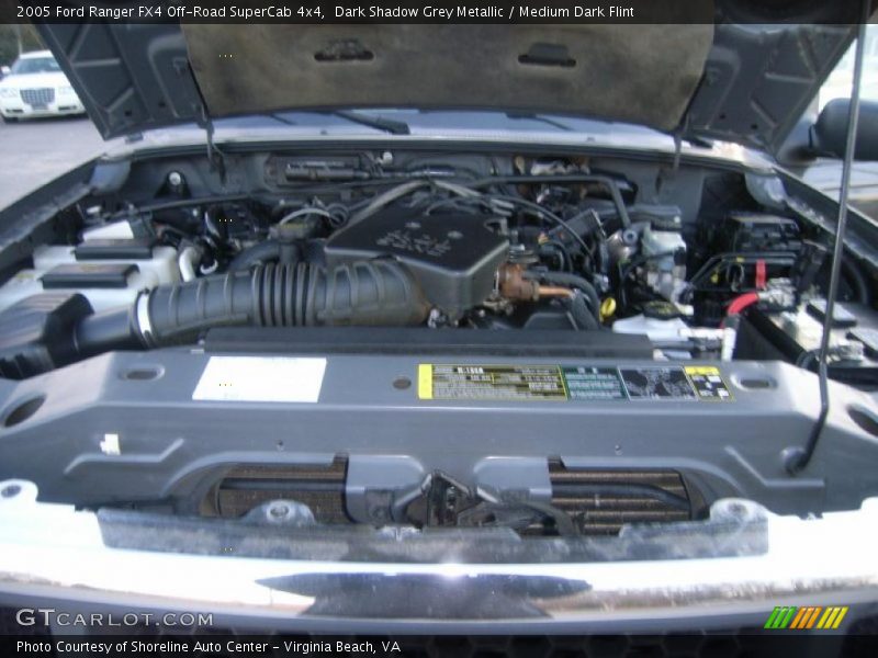 Dark Shadow Grey Metallic / Medium Dark Flint 2005 Ford Ranger FX4 Off-Road SuperCab 4x4