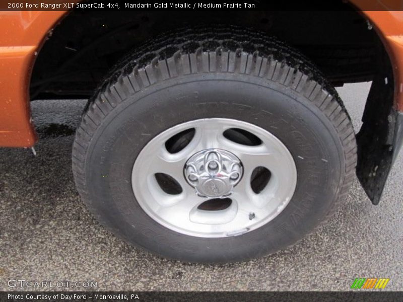 Mandarin Gold Metallic / Medium Prairie Tan 2000 Ford Ranger XLT SuperCab 4x4