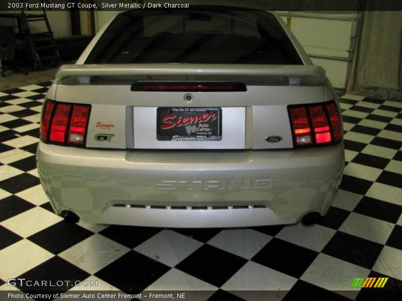 Silver Metallic / Dark Charcoal 2003 Ford Mustang GT Coupe