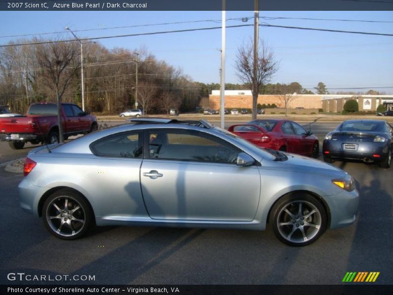 Azure Blue Pearl / Dark Charcoal 2007 Scion tC