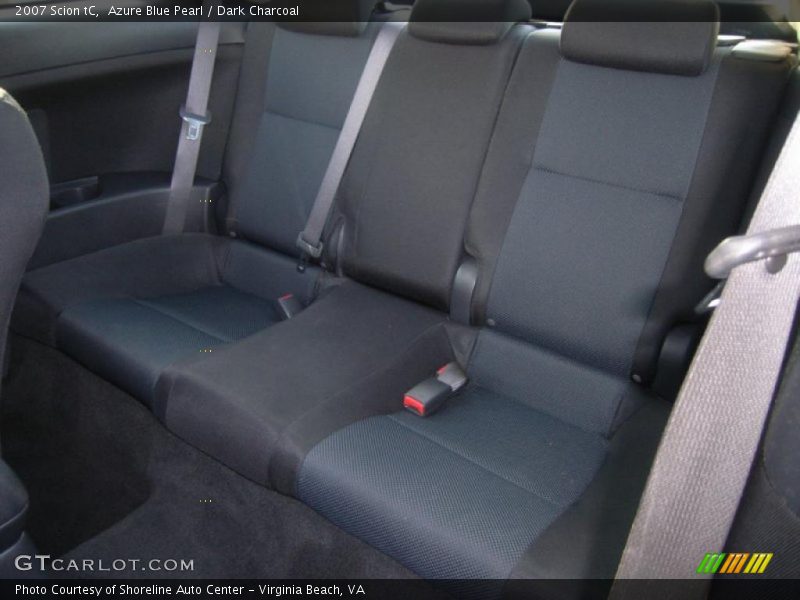 Azure Blue Pearl / Dark Charcoal 2007 Scion tC
