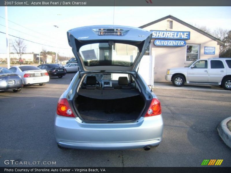 Azure Blue Pearl / Dark Charcoal 2007 Scion tC