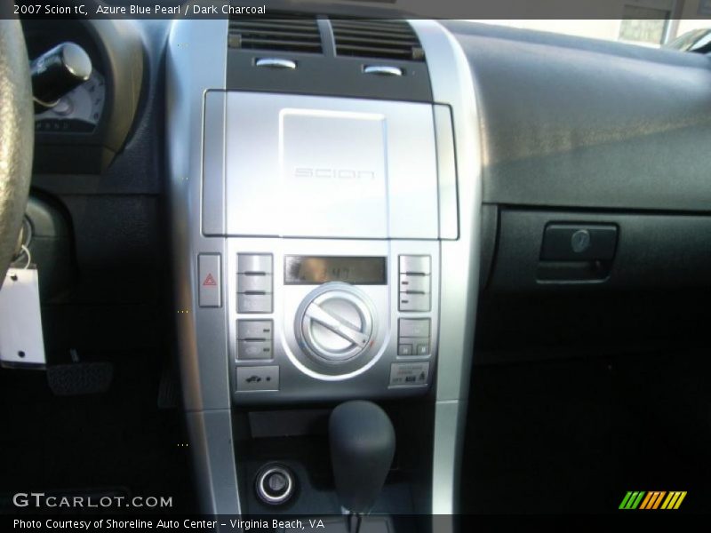 Azure Blue Pearl / Dark Charcoal 2007 Scion tC