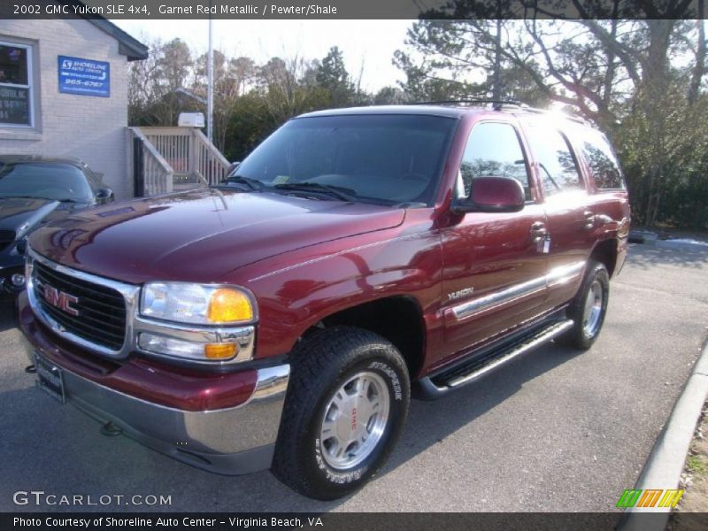 Garnet Red Metallic / Pewter/Shale 2002 GMC Yukon SLE 4x4
