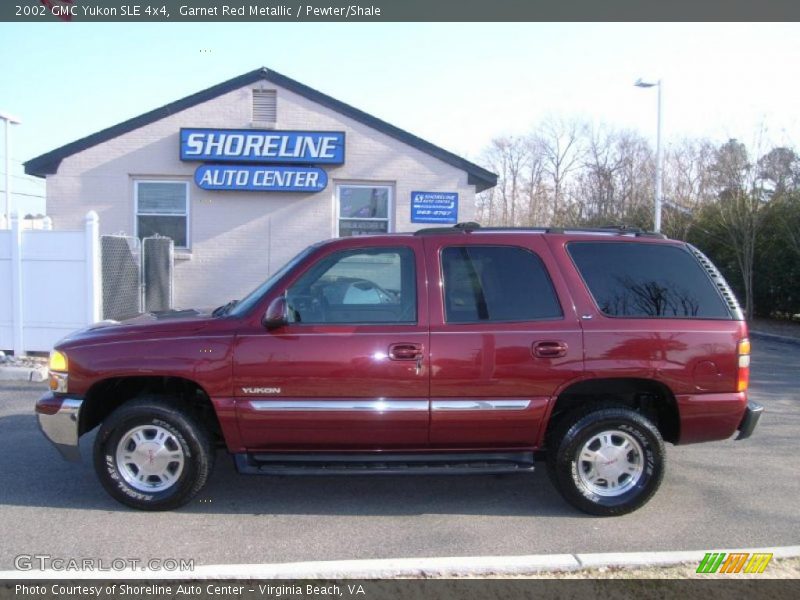 Garnet Red Metallic / Pewter/Shale 2002 GMC Yukon SLE 4x4