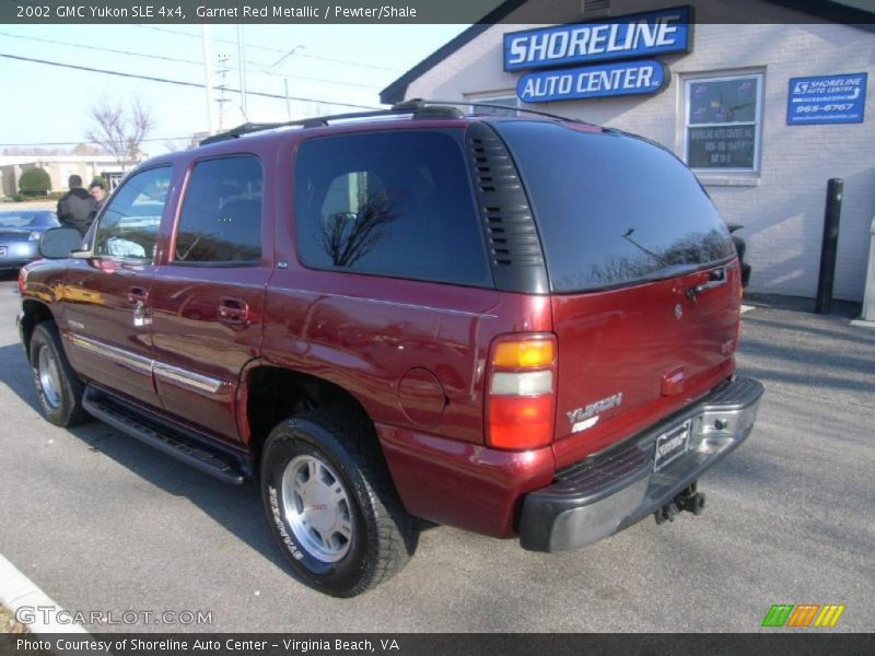 Garnet Red Metallic / Pewter/Shale 2002 GMC Yukon SLE 4x4