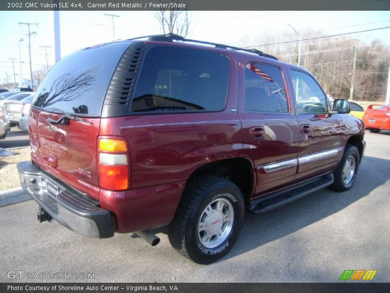 Garnet Red Metallic / Pewter/Shale 2002 GMC Yukon SLE 4x4