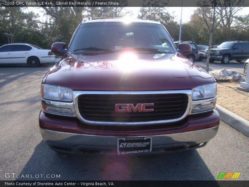 Garnet Red Metallic / Pewter/Shale 2002 GMC Yukon SLE 4x4