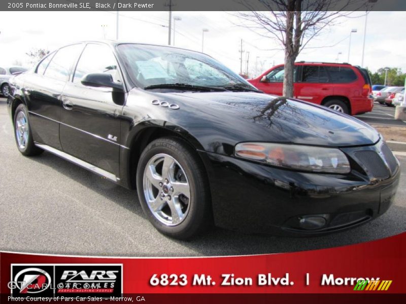 Black / Dark Pewter 2005 Pontiac Bonneville SLE