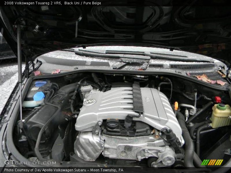 Black Uni / Pure Beige 2008 Volkswagen Touareg 2 VR6