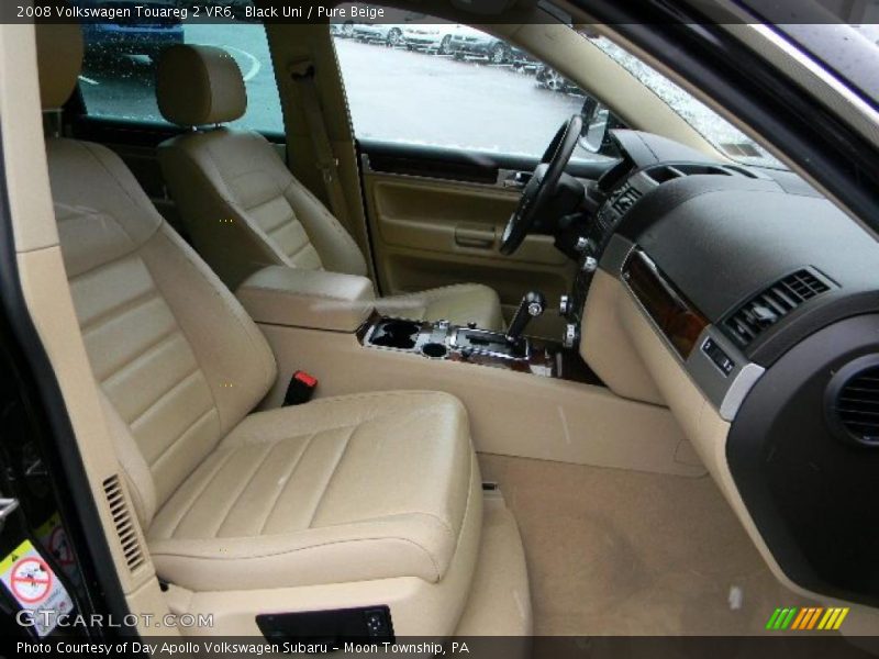 Black Uni / Pure Beige 2008 Volkswagen Touareg 2 VR6