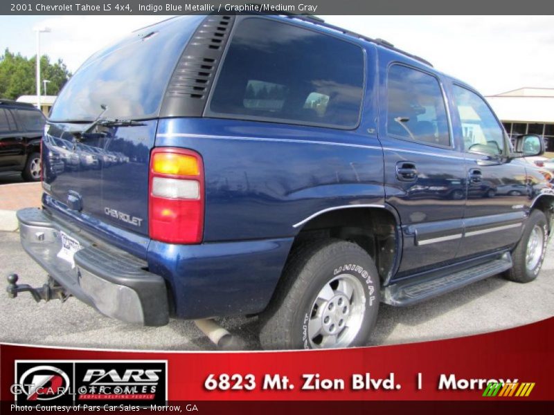 Indigo Blue Metallic / Graphite/Medium Gray 2001 Chevrolet Tahoe LS 4x4
