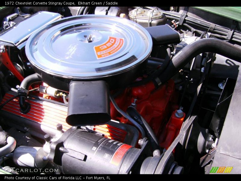 Elkhart Green / Saddle 1972 Chevrolet Corvette Stingray Coupe