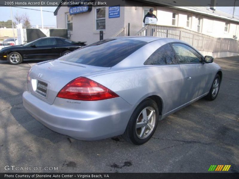 Satin Silver Metallic / Black 2005 Honda Accord EX Coupe