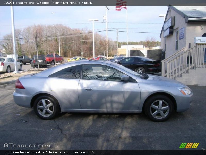 Satin Silver Metallic / Black 2005 Honda Accord EX Coupe