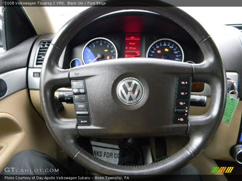 Black Uni / Pure Beige 2008 Volkswagen Touareg 2 VR6