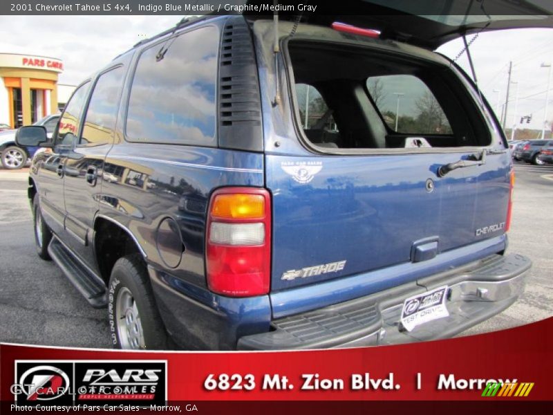 Indigo Blue Metallic / Graphite/Medium Gray 2001 Chevrolet Tahoe LS 4x4