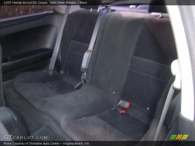 Satin Silver Metallic / Black 2005 Honda Accord EX Coupe
