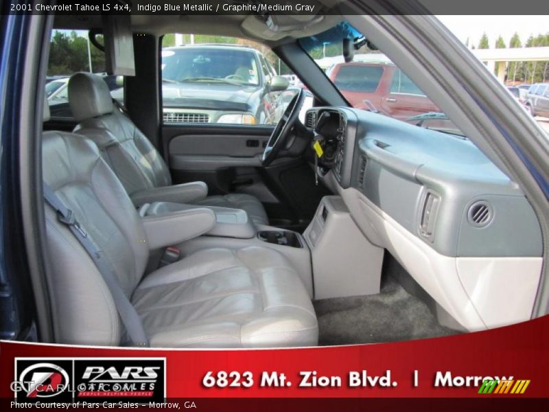 Indigo Blue Metallic / Graphite/Medium Gray 2001 Chevrolet Tahoe LS 4x4