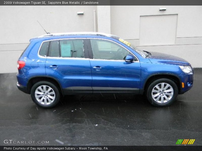 Sapphire Blue Metallic / Sandstone 2009 Volkswagen Tiguan SE