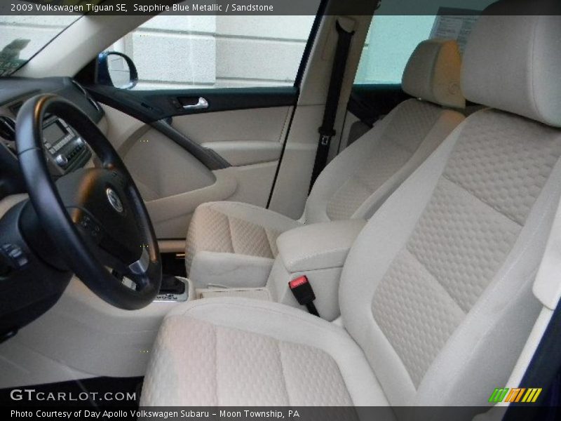Sapphire Blue Metallic / Sandstone 2009 Volkswagen Tiguan SE
