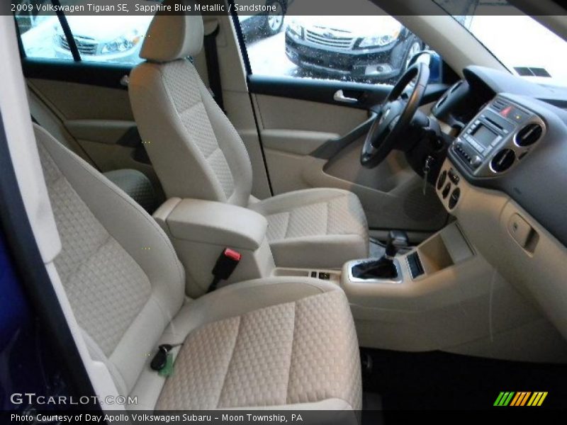 Sapphire Blue Metallic / Sandstone 2009 Volkswagen Tiguan SE