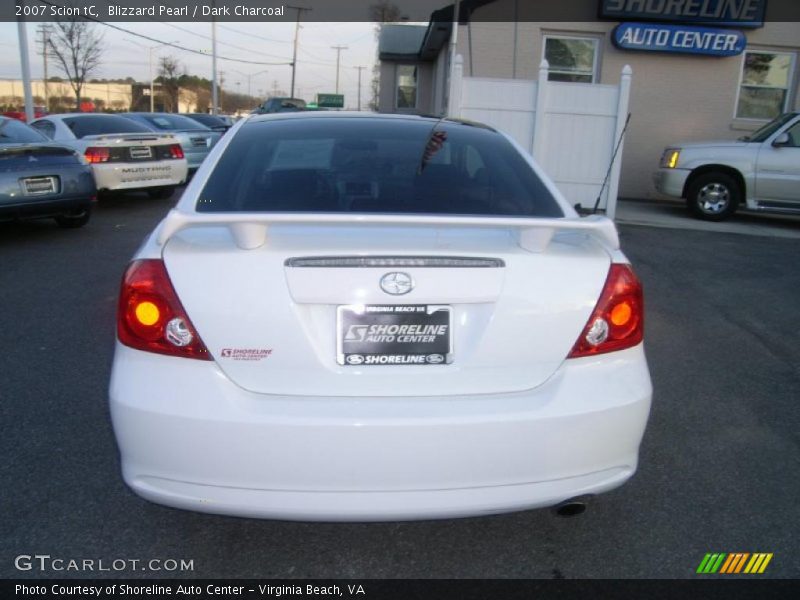 Blizzard Pearl / Dark Charcoal 2007 Scion tC