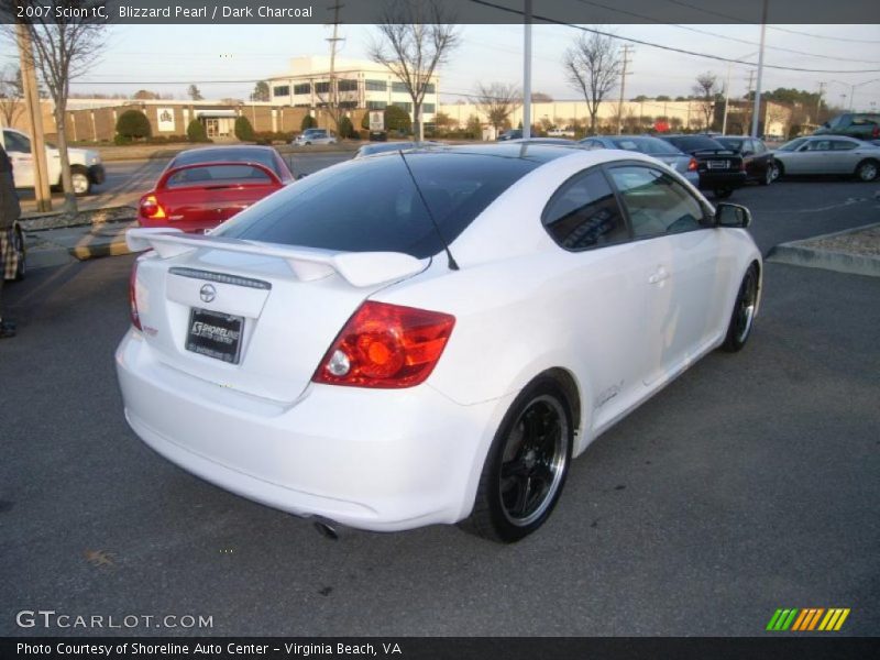 Blizzard Pearl / Dark Charcoal 2007 Scion tC