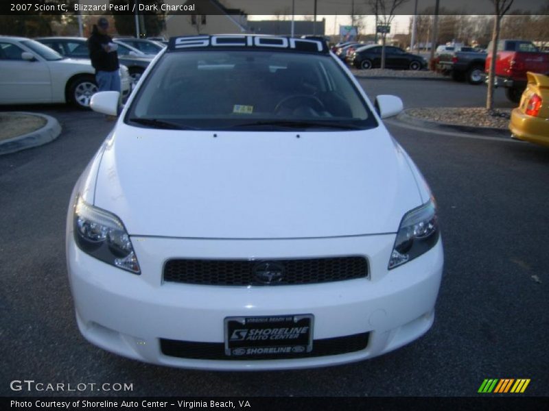 Blizzard Pearl / Dark Charcoal 2007 Scion tC