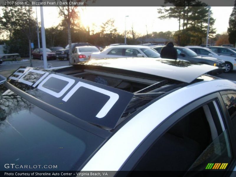 Blizzard Pearl / Dark Charcoal 2007 Scion tC