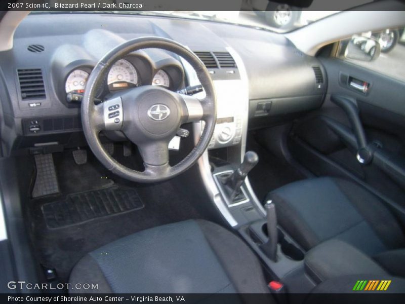 Blizzard Pearl / Dark Charcoal 2007 Scion tC
