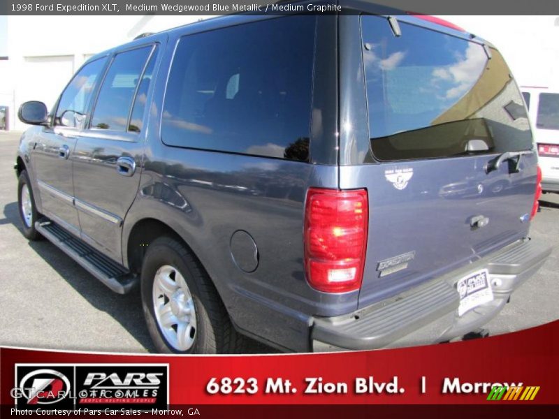 Medium Wedgewood Blue Metallic / Medium Graphite 1998 Ford Expedition XLT