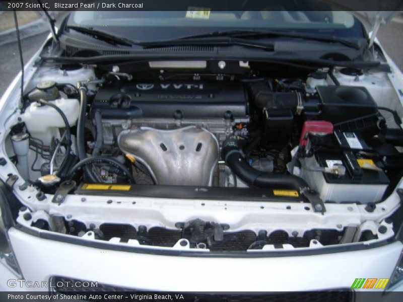Blizzard Pearl / Dark Charcoal 2007 Scion tC