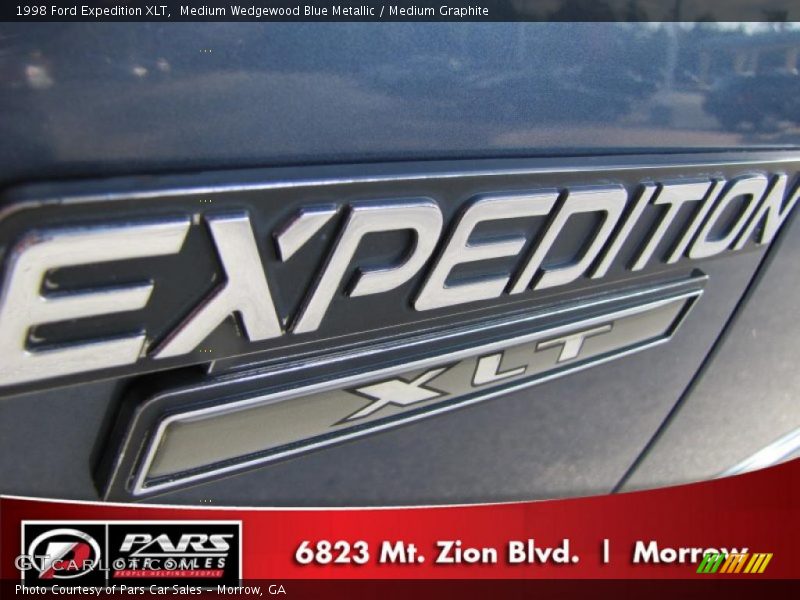 Medium Wedgewood Blue Metallic / Medium Graphite 1998 Ford Expedition XLT