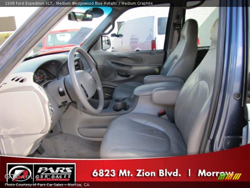 Medium Wedgewood Blue Metallic / Medium Graphite 1998 Ford Expedition XLT