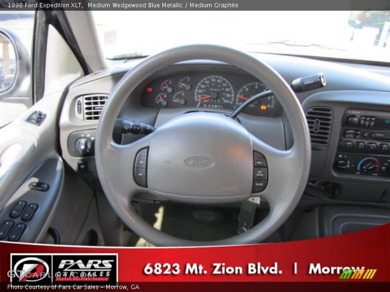 Medium Wedgewood Blue Metallic / Medium Graphite 1998 Ford Expedition XLT