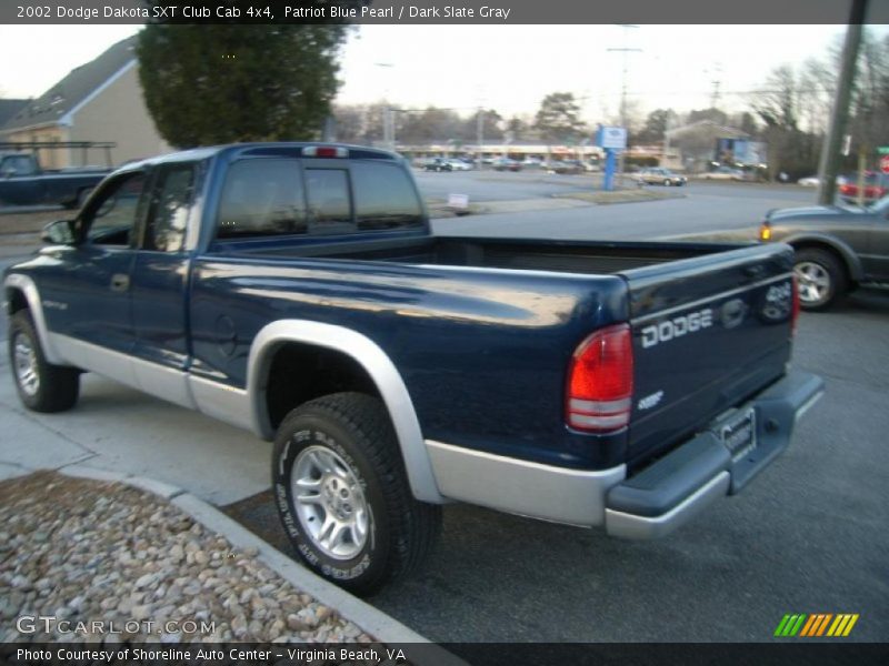 Patriot Blue Pearl / Dark Slate Gray 2002 Dodge Dakota SXT Club Cab 4x4