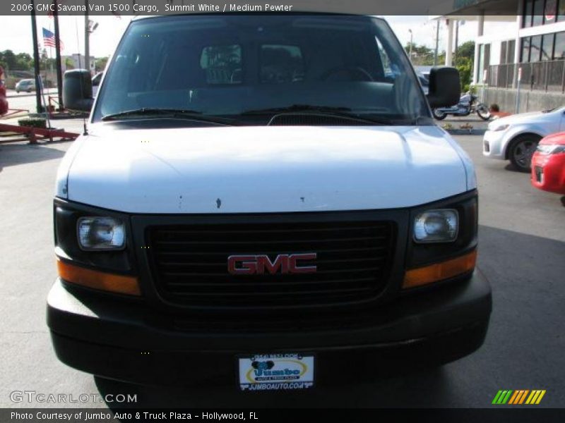 Summit White / Medium Pewter 2006 GMC Savana Van 1500 Cargo