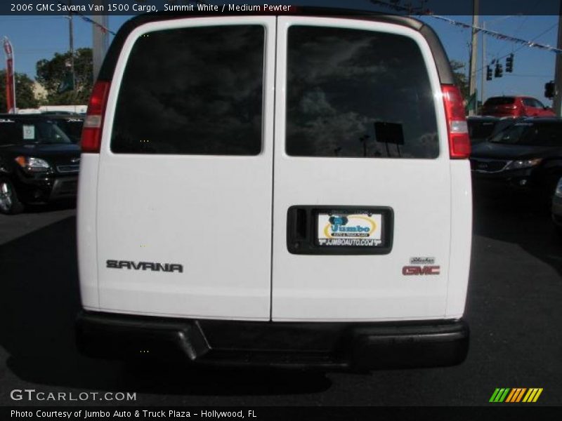 Summit White / Medium Pewter 2006 GMC Savana Van 1500 Cargo