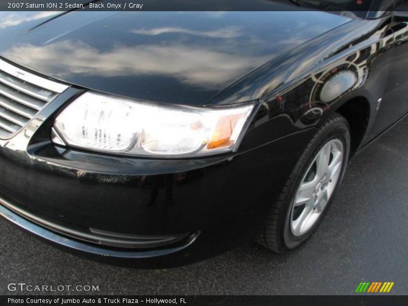 Black Onyx / Gray 2007 Saturn ION 2 Sedan