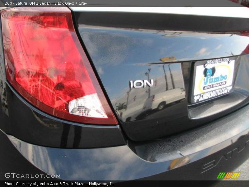 Black Onyx / Gray 2007 Saturn ION 2 Sedan