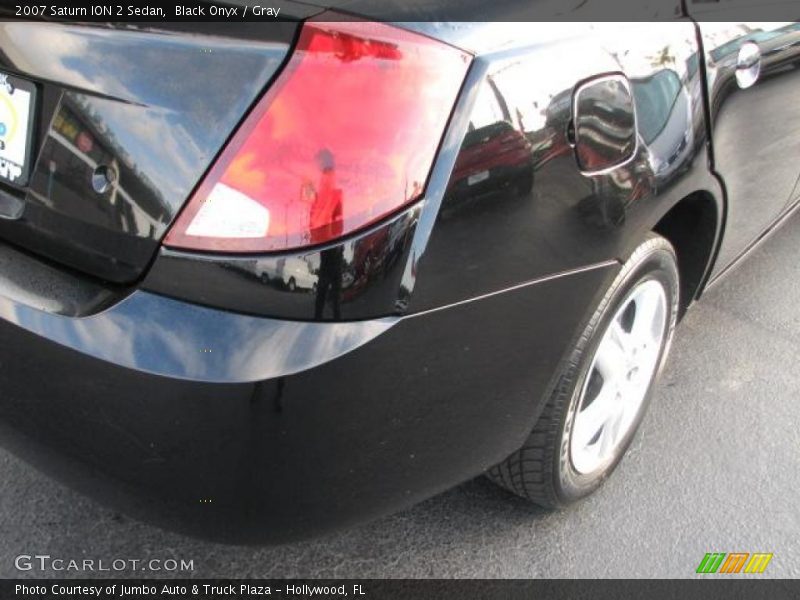 Black Onyx / Gray 2007 Saturn ION 2 Sedan