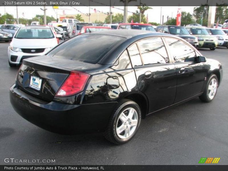 Black Onyx / Gray 2007 Saturn ION 2 Sedan