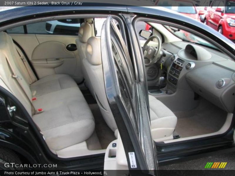 Black Onyx / Gray 2007 Saturn ION 2 Sedan