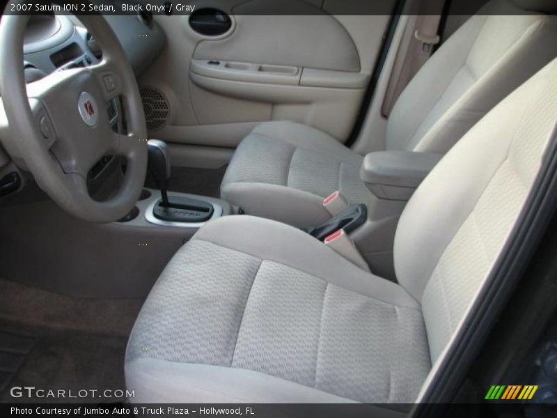 Black Onyx / Gray 2007 Saturn ION 2 Sedan