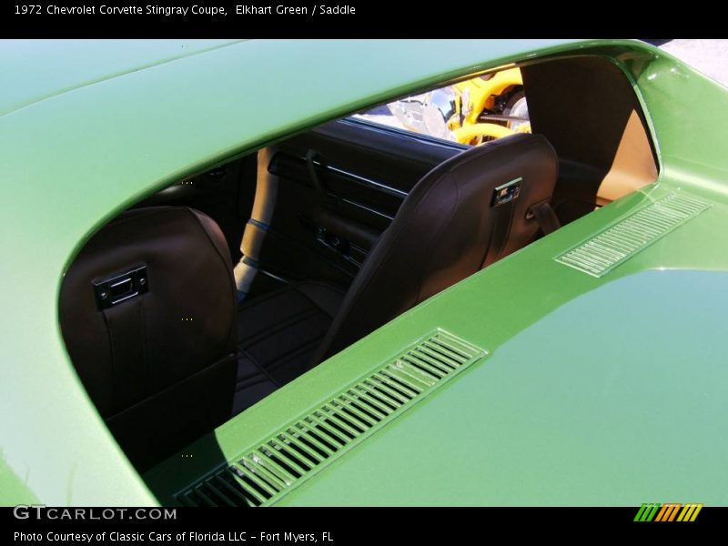 Elkhart Green / Saddle 1972 Chevrolet Corvette Stingray Coupe