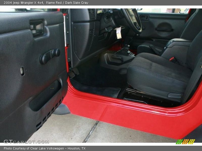 Flame Red / Dark Slate Gray 2004 Jeep Wrangler X 4x4