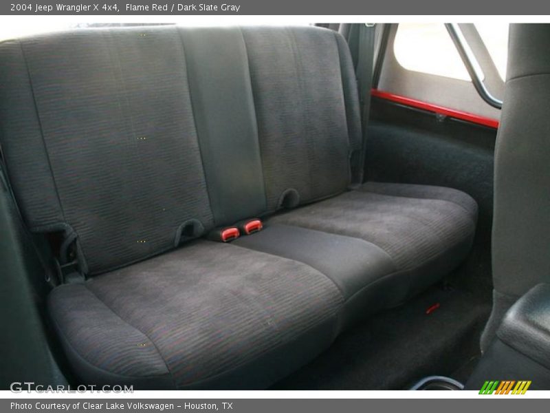 Flame Red / Dark Slate Gray 2004 Jeep Wrangler X 4x4