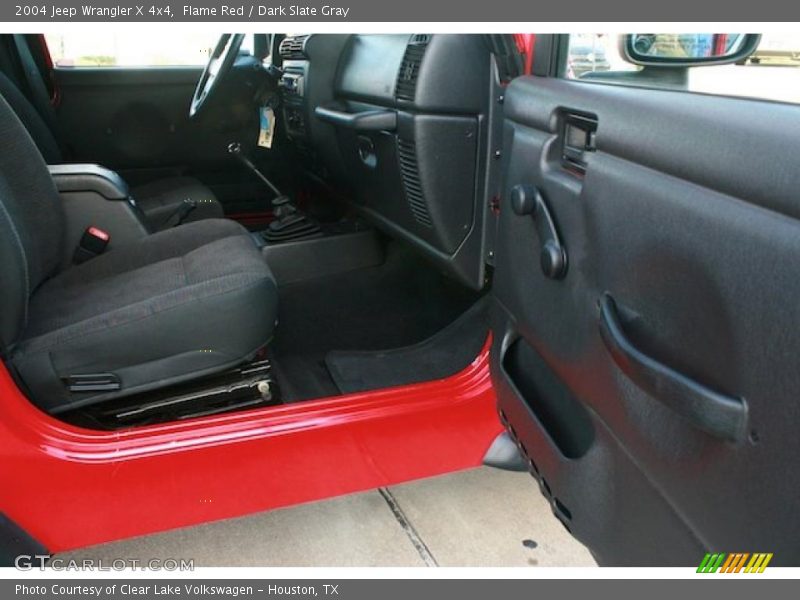 Flame Red / Dark Slate Gray 2004 Jeep Wrangler X 4x4