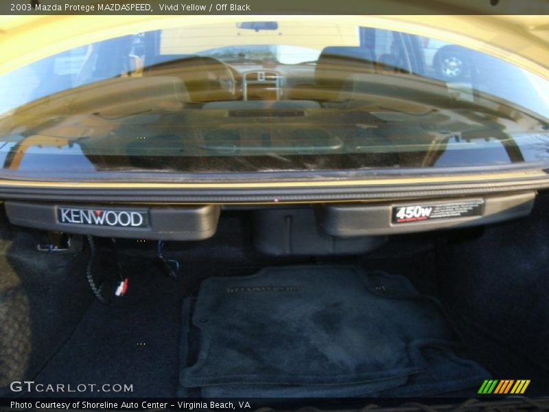 Vivid Yellow / Off Black 2003 Mazda Protege MAZDASPEED
